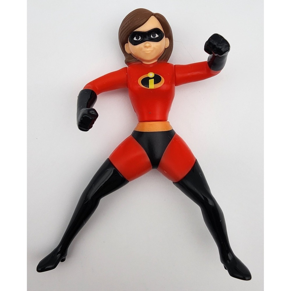 Disney Pixar Incredibles 2 Mrs. Incredible McDonalds Happy Meal Toy Cake Topper